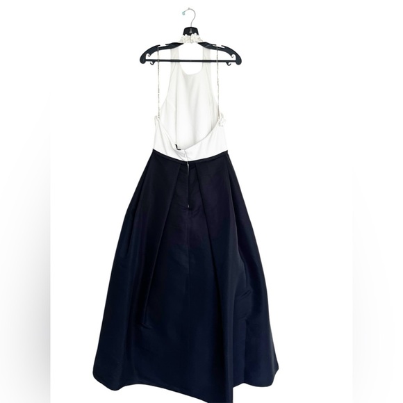 Sachin & Babi -Dominique Pleated Two-Tone Applique Formal Gown Womens Size 6 NEW - Picture 6 of 8